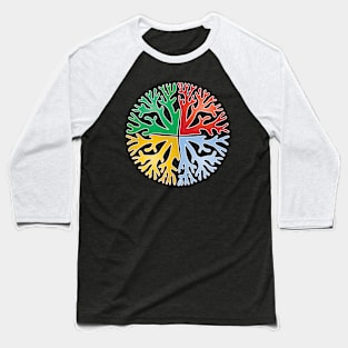 Cycle Tree Life Baseball T-Shirt